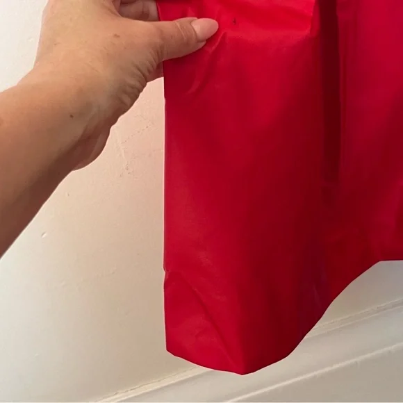 Rare Moschino 2008 Runway Silk Red Maxi Dress Puffball Bubble Hem Womens Size 8 - Picture 10 of 17